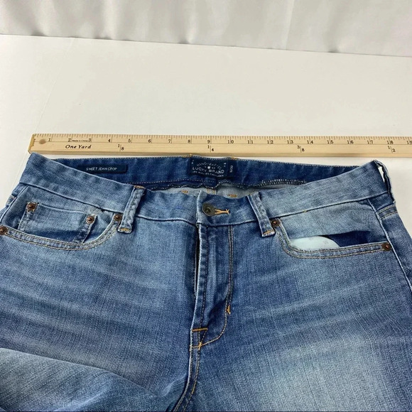 Lucky Brand Women's 10/30 Sweet Jean Crop Jeans Medium Wash - Picture 9 of 9